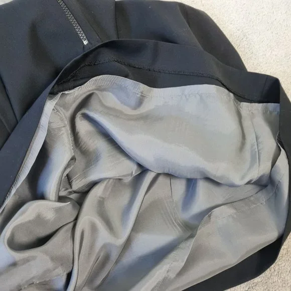 Pink Tartan Sleeveless Wool Blend Sheath Dress Size 10 - Picture 14 of 14